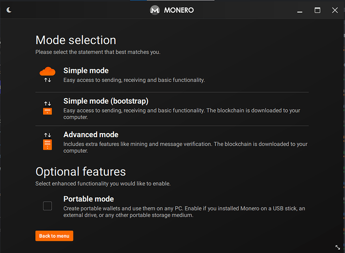 Monero GUI wallet paso 1