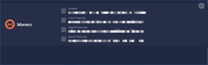Private keys Monero atomic wallet